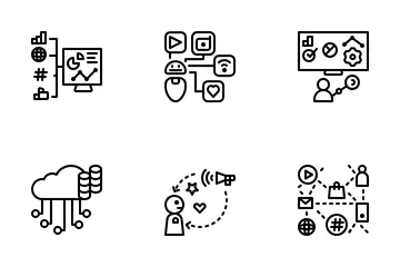 SOCIAL LISTENING Icon Pack