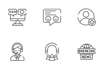 Social Media And Digital Agency Icon Pack