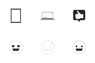 Social Media Blogging Icon Pack