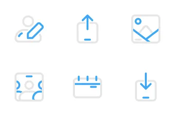 Social Media Button Icon Pack