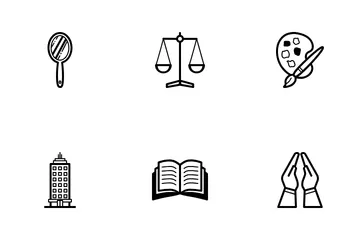 Social Media Content Topics Icon Pack