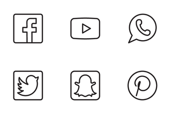 Social Media Icon Icon Pack