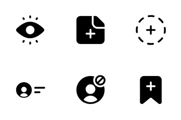 Social Media Interaction Icon Pack