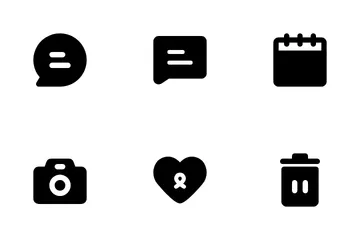 Social Media Interface Icon Pack