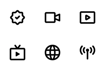 Social Media Interface Icon Pack