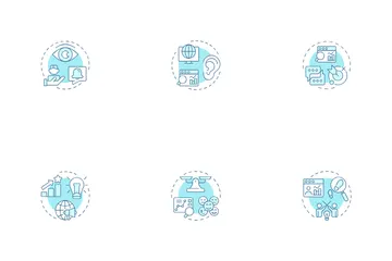 Social Media Listening Icon Pack