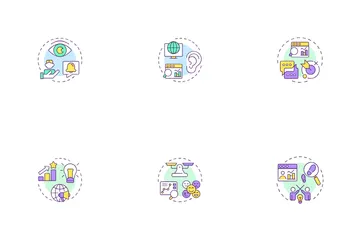 Social Media Listening Icon Pack