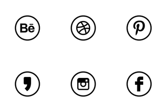 Social Media Rounded Icon Pack