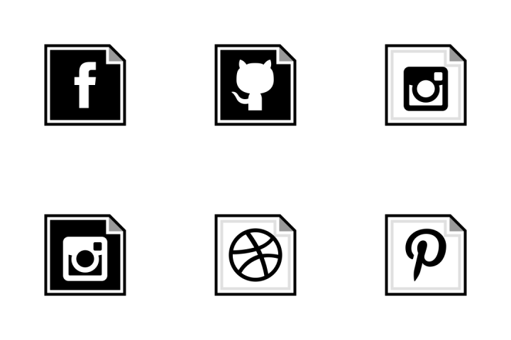 Download Social Media Square Filled Icon pack - Available in SVG, PNG ...