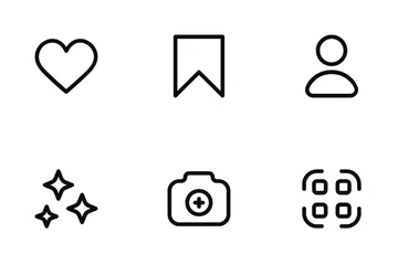 Social Media UI Essentials Icon Pack