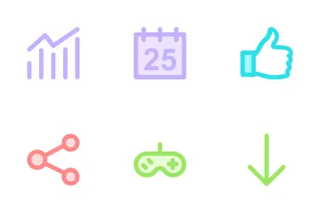 Social & Messaging UI  Icon Pack