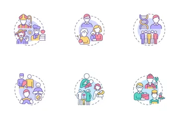 Social Participation And Volunteering Icon Pack