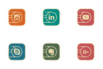 Social Round Icon Pack