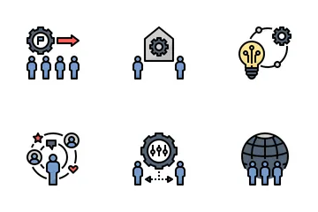 Social Technology System Icon Pack