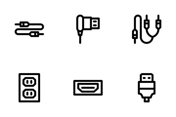 Socket Plug Icon Pack