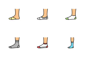 Socks Fabric Accessory Icon Pack