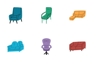 Sofa And Chair Icon Pack