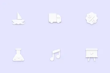 Soft Glass - White Part 2 Icon Pack