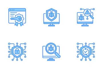 Software antivirus Paquete de Iconos