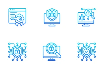 Software antivirus Paquete de Iconos