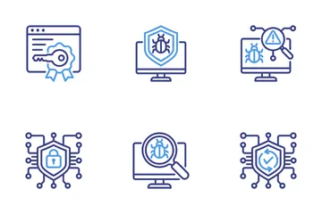 Software antivirus Paquete de Iconos
