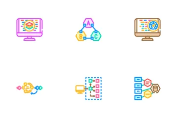 Software Compute, Engineer Icon Pack