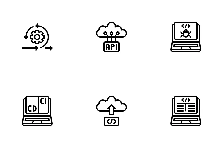 41 Devops Icon Packs, Logos, Symbols - Free Download in SVG, PNG, ICO ...