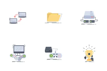 Software Engineering And Video Gaming Icon Pack