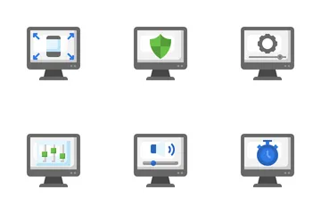 Software y aplicación Paquete de Iconos