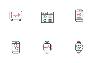 Soins de santé en ligne Pack d'Icônes