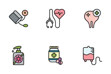 Soins de santé et médecine Icon Pack