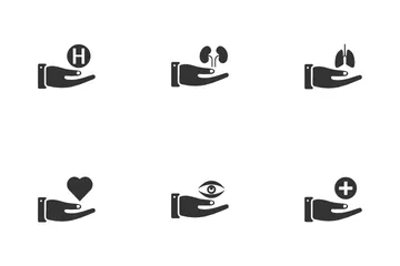 Soins des organes humains Icon Pack