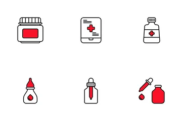 Soins médicaux essentiels Pack d'Icônes