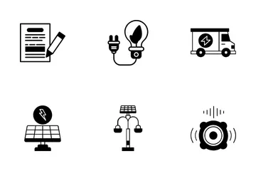 Solar Power & Energy Icon Pack