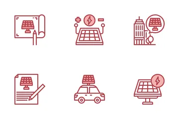 Solar Technology Icon Pack