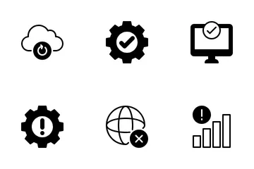 Dispositivo de solução de problemas Pacote de Ícones