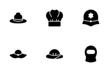 Sombreros Paquete de Iconos