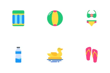 Sommerurlaub Icon Pack