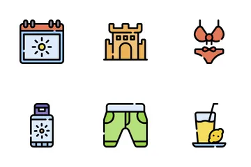 Sommerferien Symbolpack