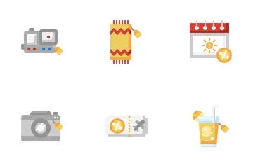 Sommerschlussverkauf Icon Pack