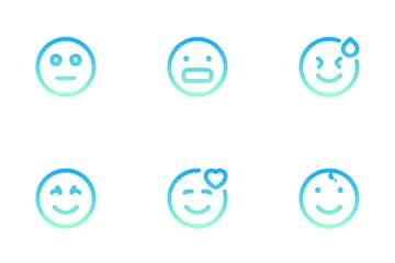 Sonrisa emoji Paquete de Iconos