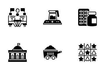 Verschiedenes Symbolpack