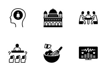 Verschiedenes Symbolpack