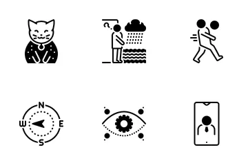 Verschiedenes Symbolpack