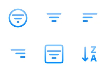 Sort And Filter Icon Pack