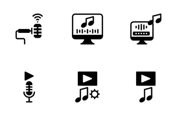 Sound Equipment Icon Pack