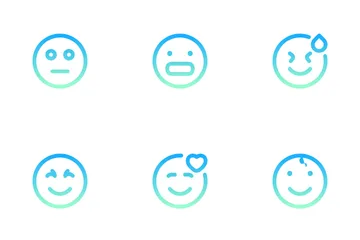 Sourire emoji Pack d'Icônes