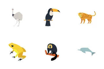 South American Animals Icon Pack