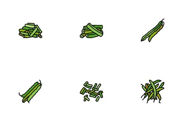 Soy Bean Food Pea Green Icon Pack