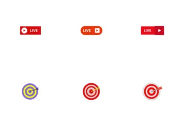 Sozialen Medien Symbolpack